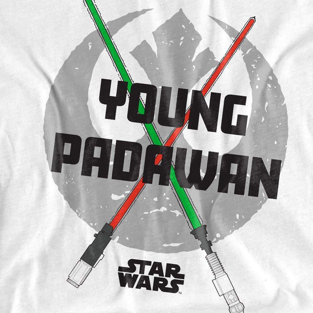 White - Star Wars - Star Wars Lightsaber Young Padawan Boys T-Shirt W - 2