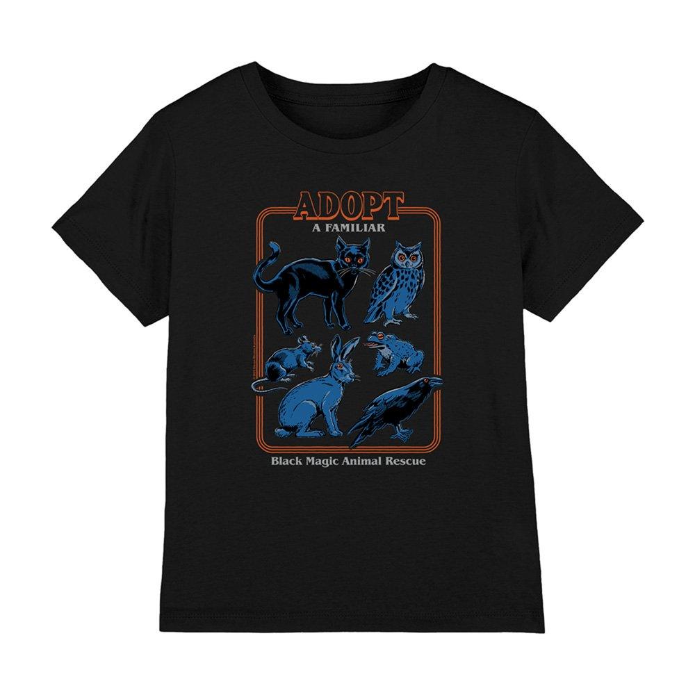 Black - Steven Rhodes - Steven Rhodes Adopt A Familiar Kids T-Shirt Black - 1