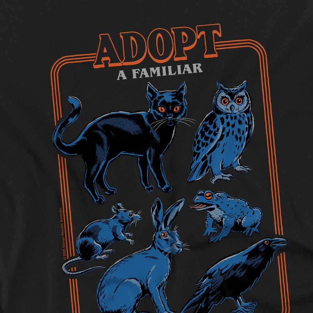 Black - Steven Rhodes - Steven Rhodes Adopt A Familiar Kids T-Shirt Black - 2