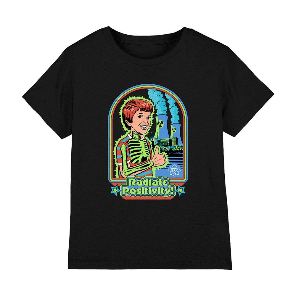 Black - Steven Rhodes - Steven Rhodes Radiate Positivity Kids T-Shirt Bla - 1