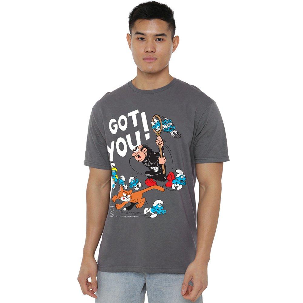 Grey - Other - Smurfs Gargamel And Azrael T Shirt Charcoal - 1