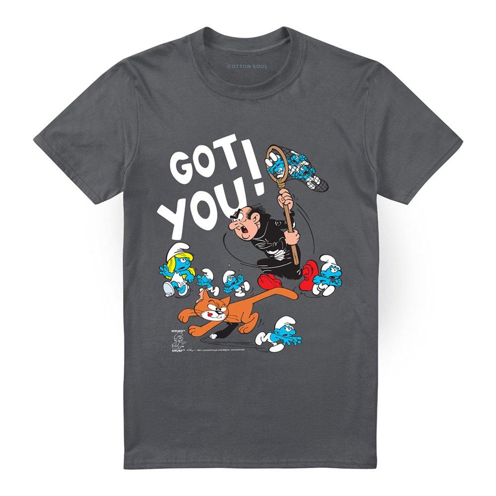 Grey - Other - Smurfs Gargamel And Azrael T Shirt Charcoal - 4