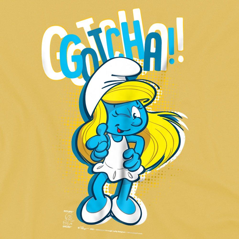 Blue - Other - The Smurfs Smurfette Gotcha! T Shirt Royal - 2