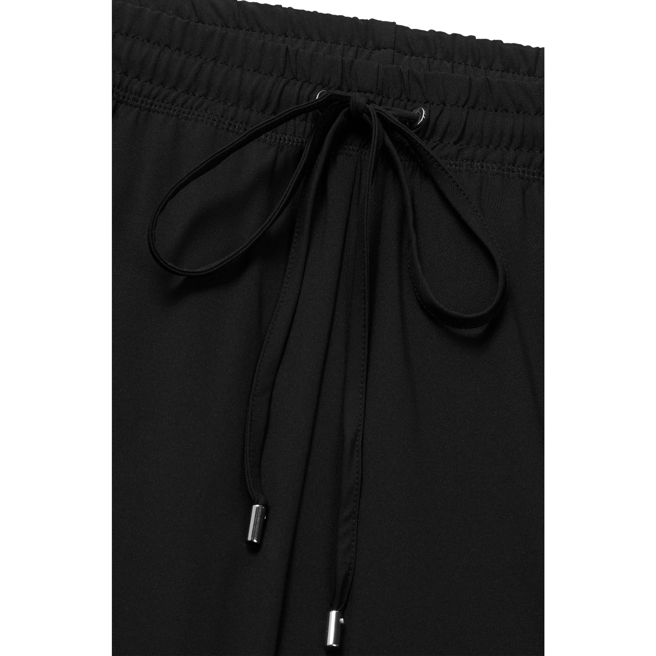 Black - Boss - Women's Tapula Cuffed Trousers - 6