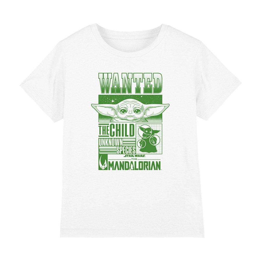White - Star Wars - Star Wars Mandalorian Grogu Wanted Kids T Shirt W - 1