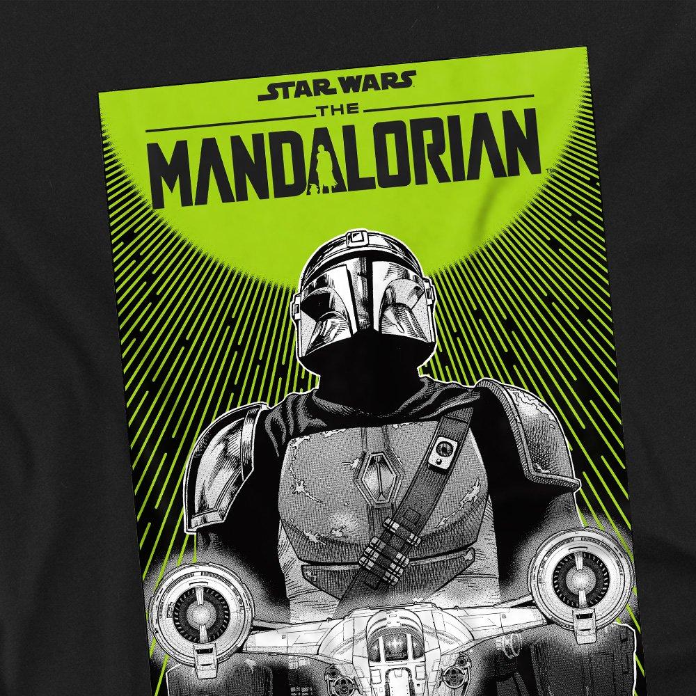 Black - Star Wars - Star Wars The Mandalorian Razor Crest Poster Kids - 2