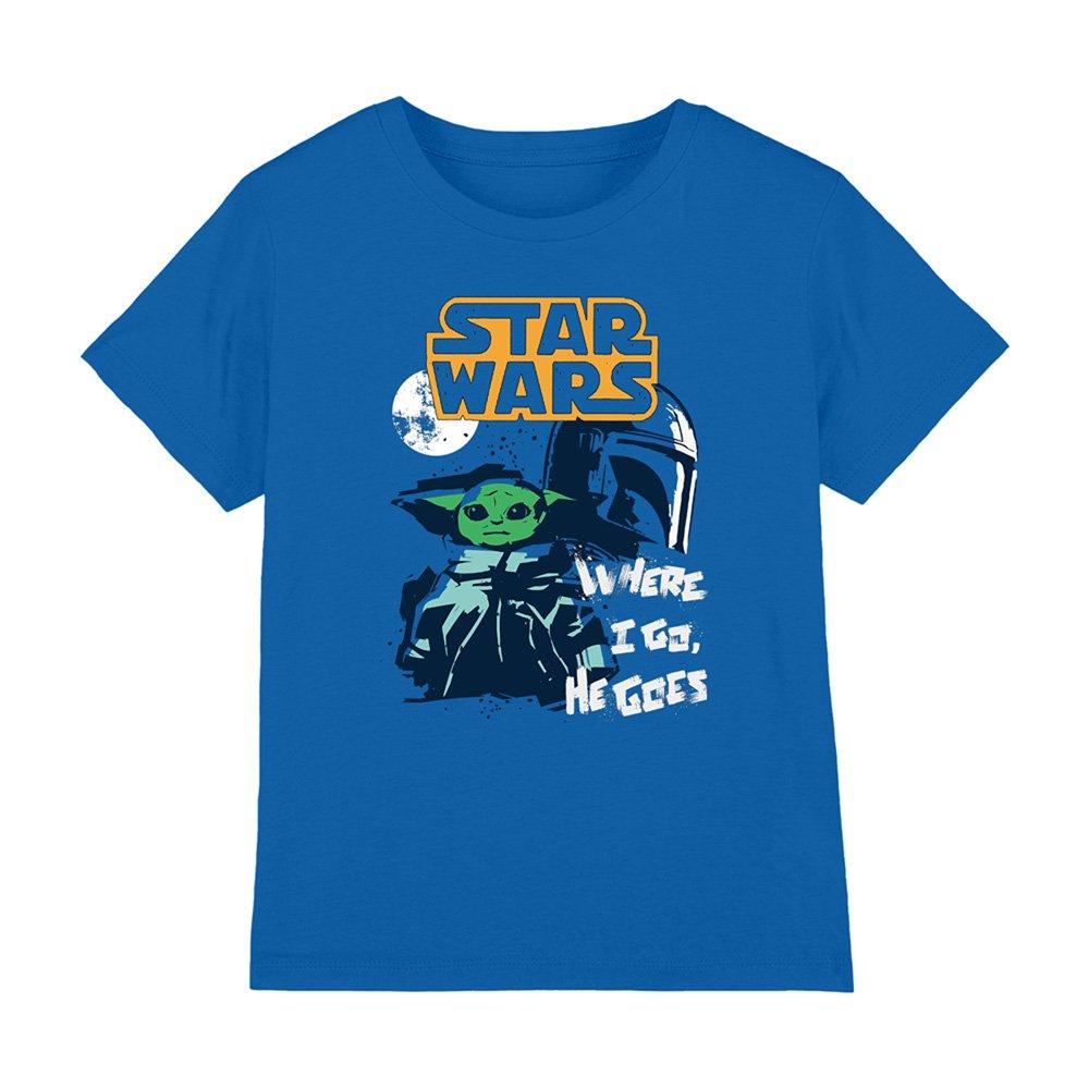 Royal - Star Wars - Star Wars Where I Go Poster Kids T Shirt Royal - 1