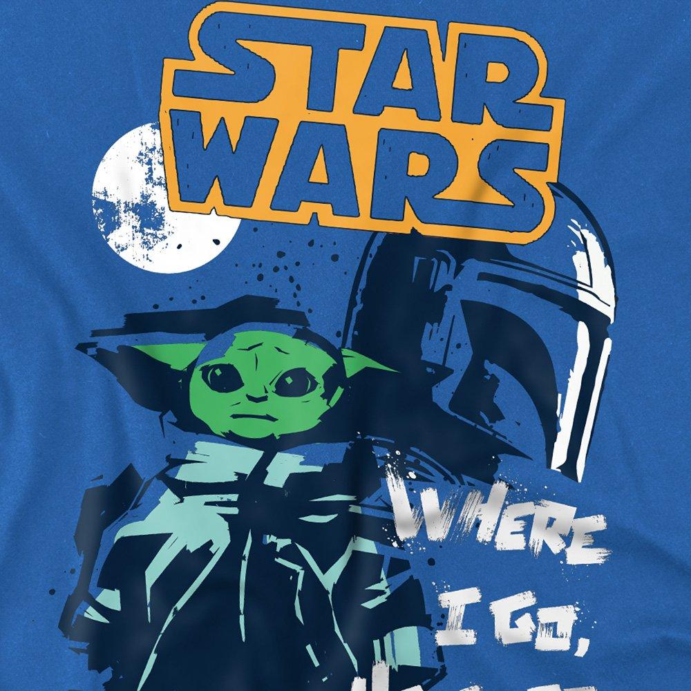 Royal - Star Wars - Star Wars Where I Go Poster Kids T Shirt Royal - 2