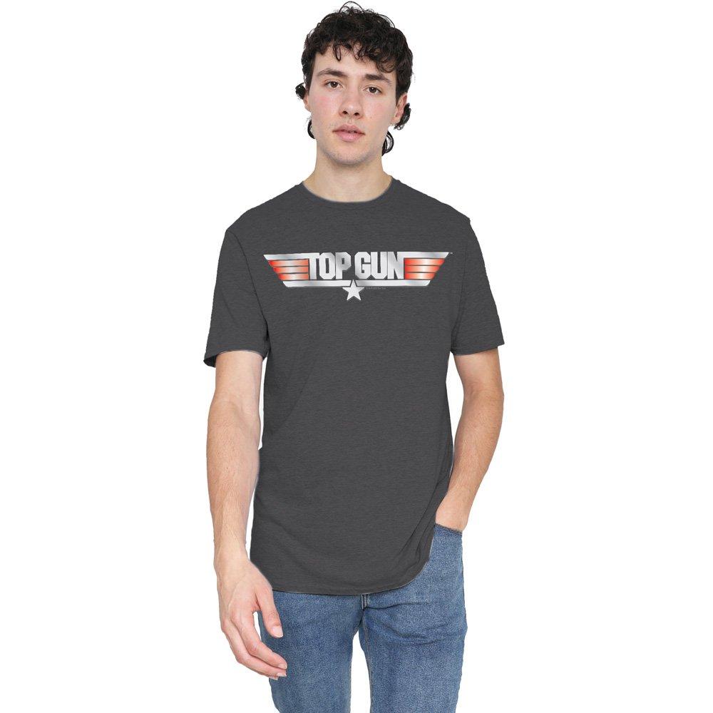 Top Gun Top Gun Logo T-Shirt Charcoal