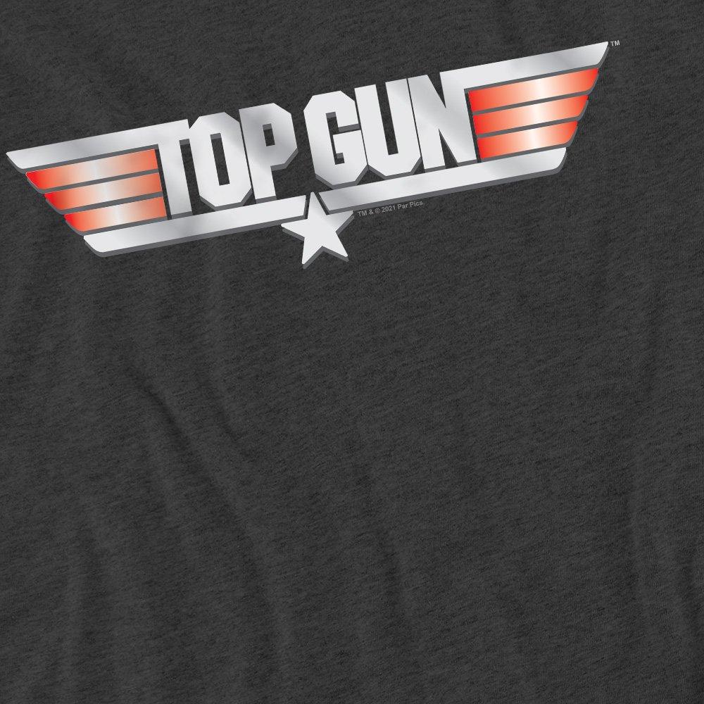 Grey - Top Gun - Top Gun Logo T-Shirt Charcoal - 2