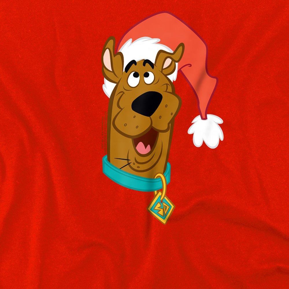 Red - Warner Brothers - Scooby Doo Santa Hat Kids T-Shirt Red - 2