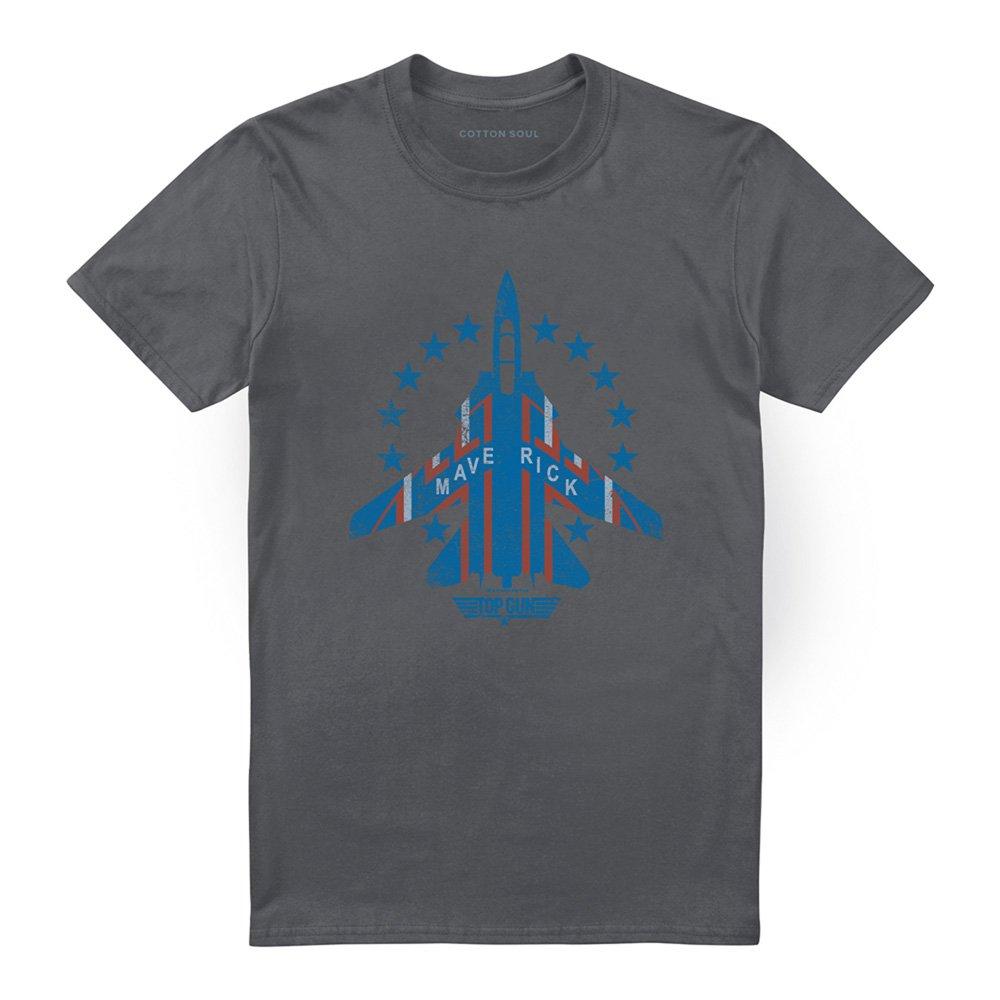 Grey - Top Gun - Top Gun Maverick T Shirt Charcoal - 4