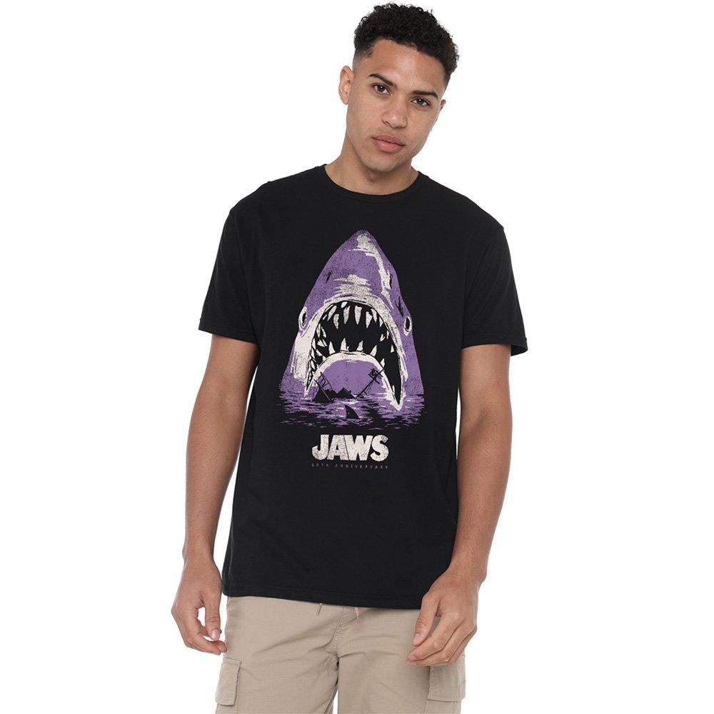 Black - Universal - Jaws Sinking Orca T Shirt Black - 1