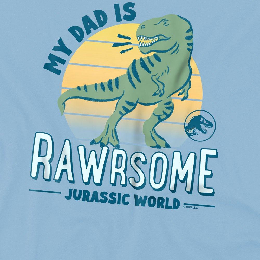 Light Blue - Universal - Jurassic World Trex Rawrsome Dad Kids T-Shirt Lig - 2