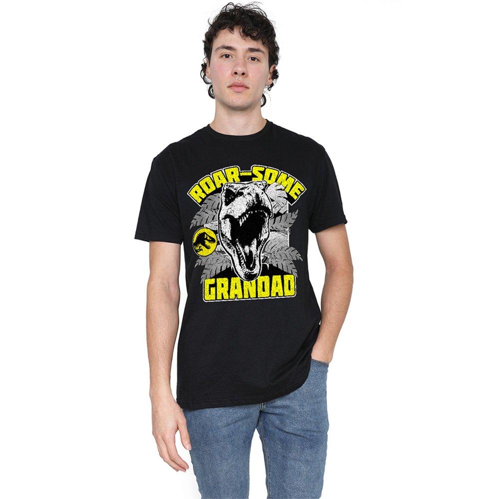 Black - Universal - Jurassic Park Roarsome Grandad T-Shirt Black - 1