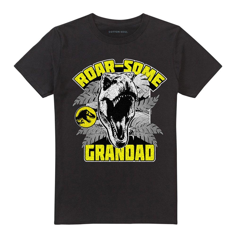 Black - Universal - Jurassic Park Roarsome Grandad T-Shirt Black - 4