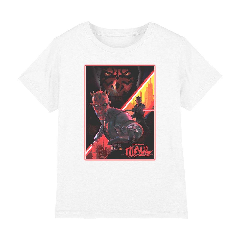 Star Wars Maul Shadow Lord Poster Kids T Shirt White