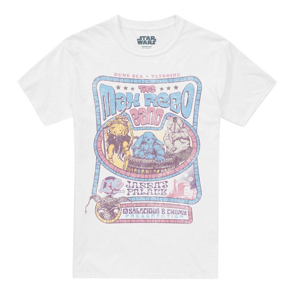 White - Star Wars - Rotj Max Rebo Band T-Shirt White - 4