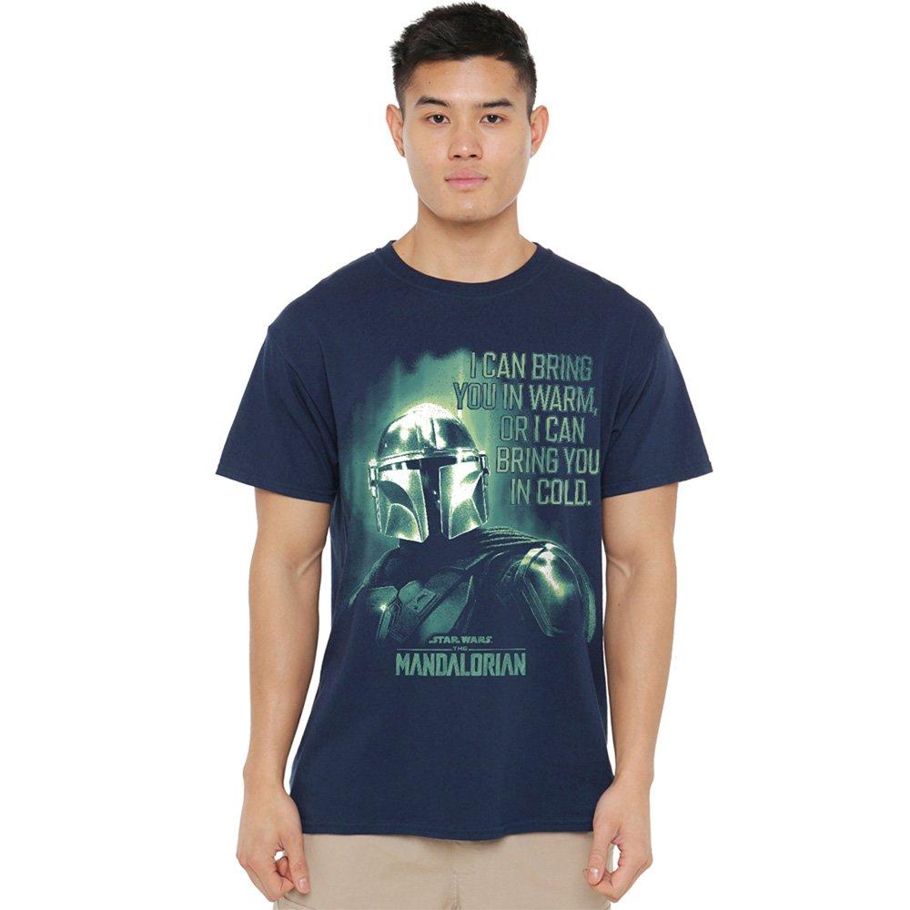 Navy - Star Wars - The Mandalorian Bring You In Cold Quote T-Shirt N - 1