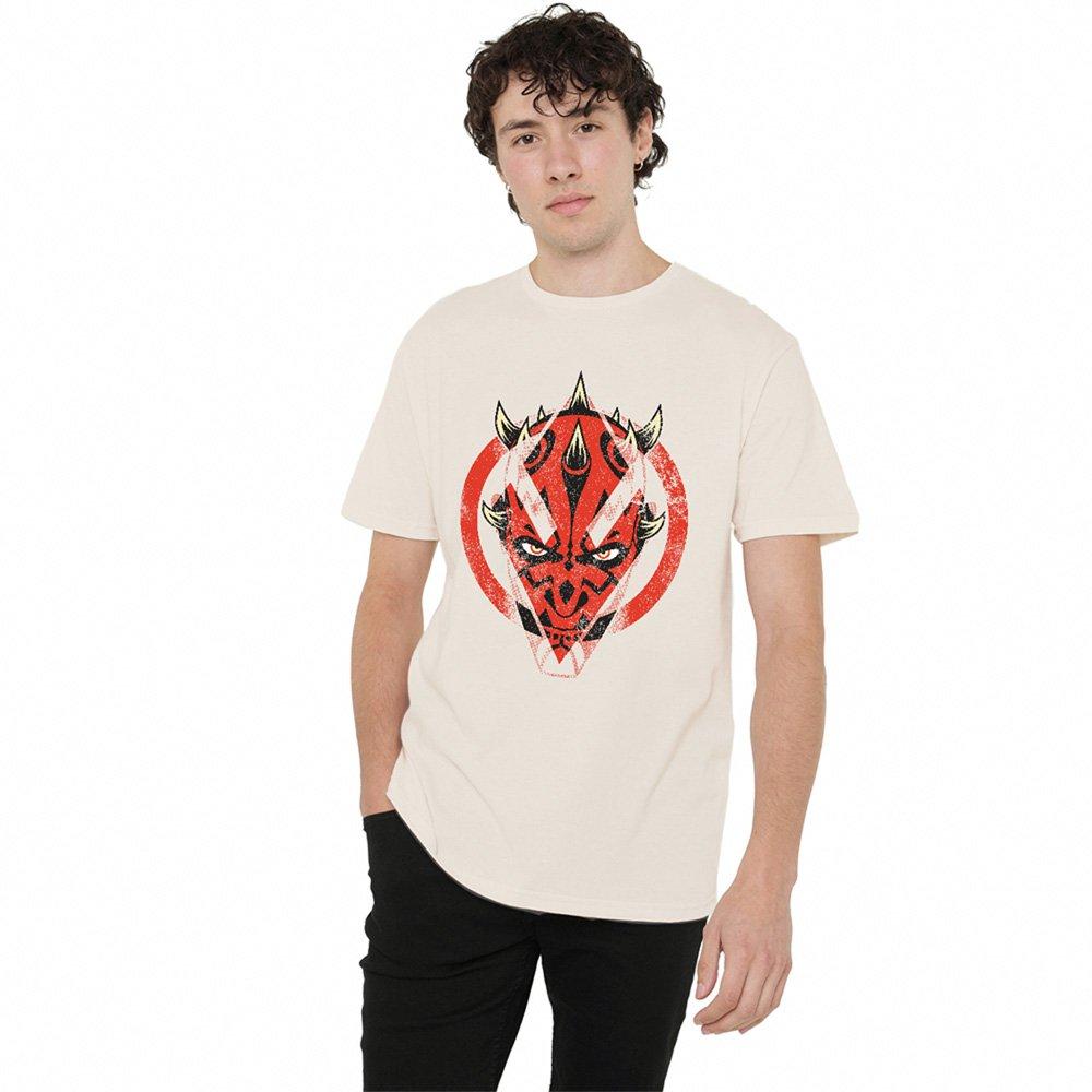 Beige - Star Wars - Maul Shadow Lord Distressed Sith Portrait T Shirt - 1