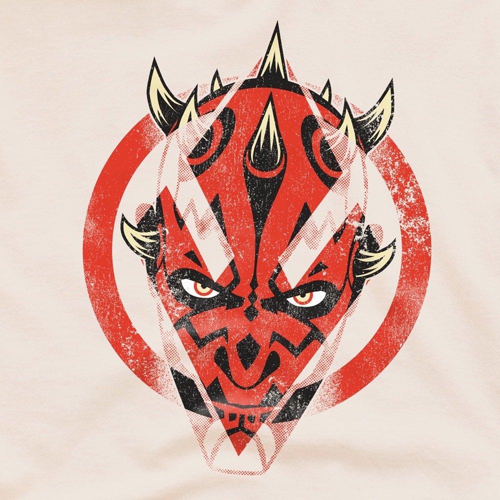 Beige - Star Wars - Maul Shadow Lord Distressed Sith Portrait T Shirt - 2