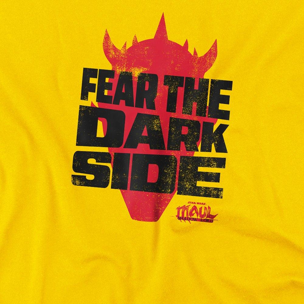 Yellow - Star Wars - Maul Shadow Lord Fear The Dark Side Kids T Shirt - 2