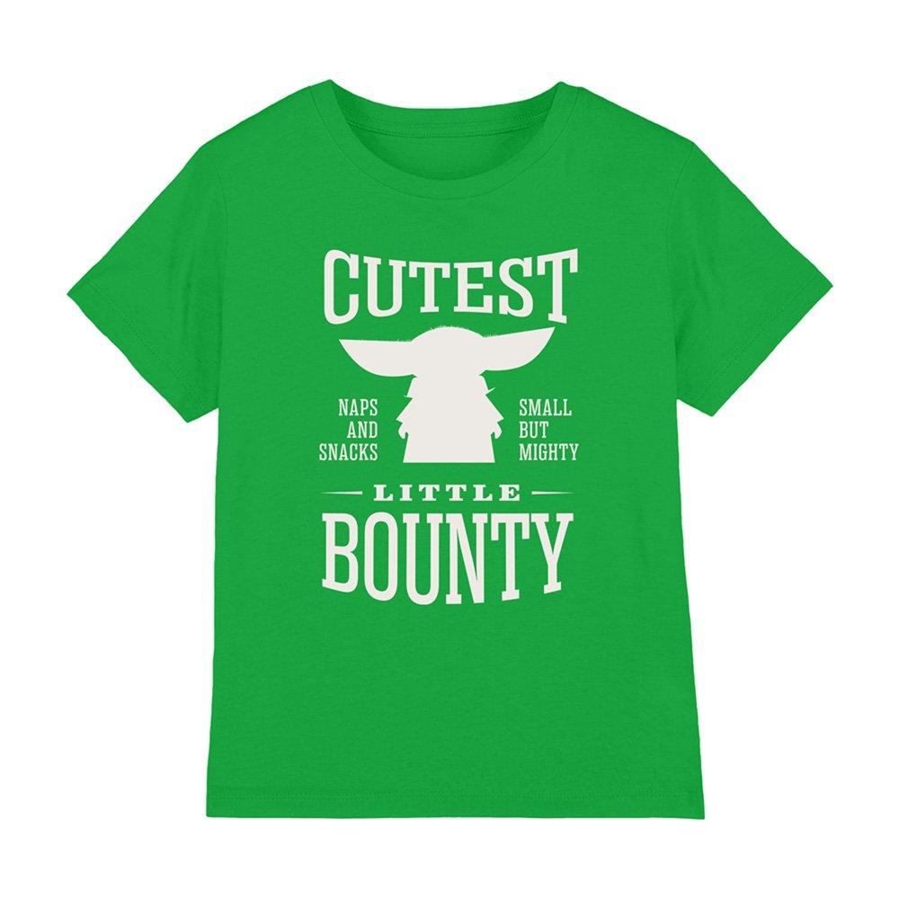 Green - Star Wars - The Mandalorian And Grogu Cutest Bounty Kids T Shi - 1