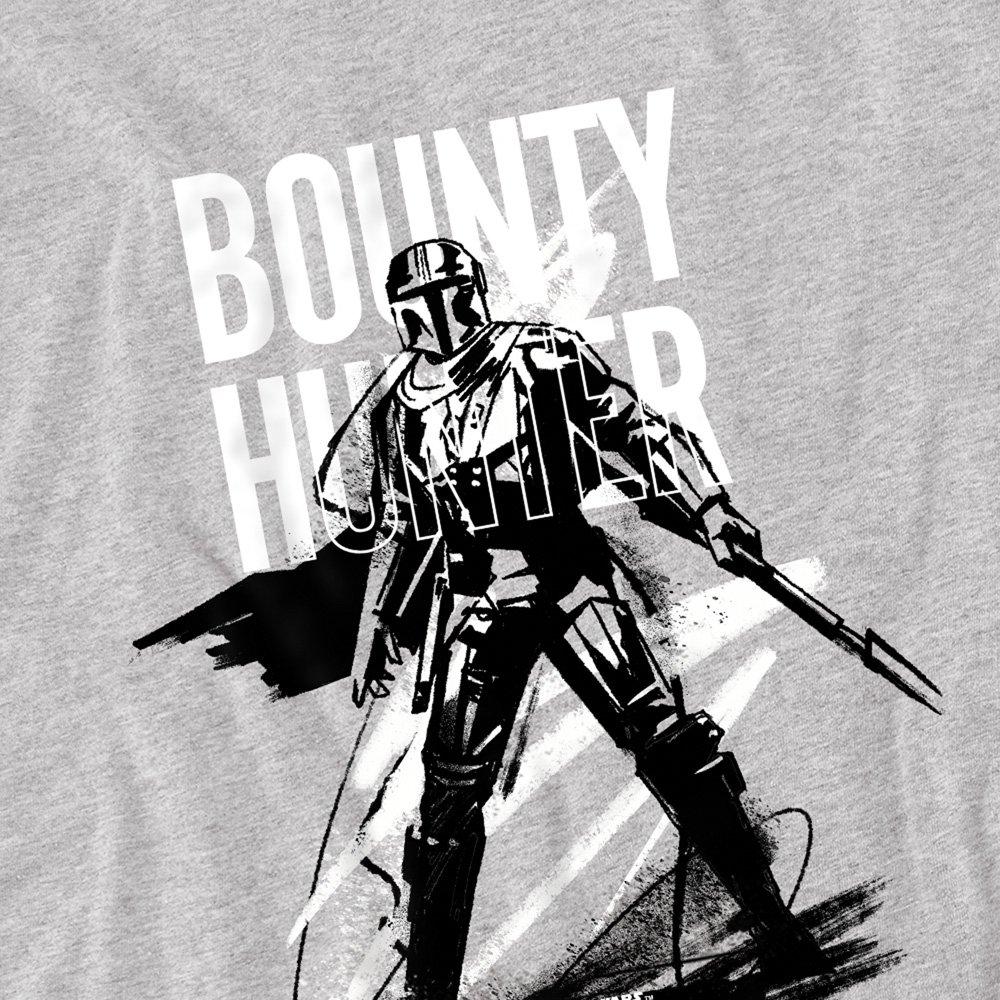 Light Grey - Star Wars - The Mandalorian And Grogu Bounty Hunter Ink Kids T - 2