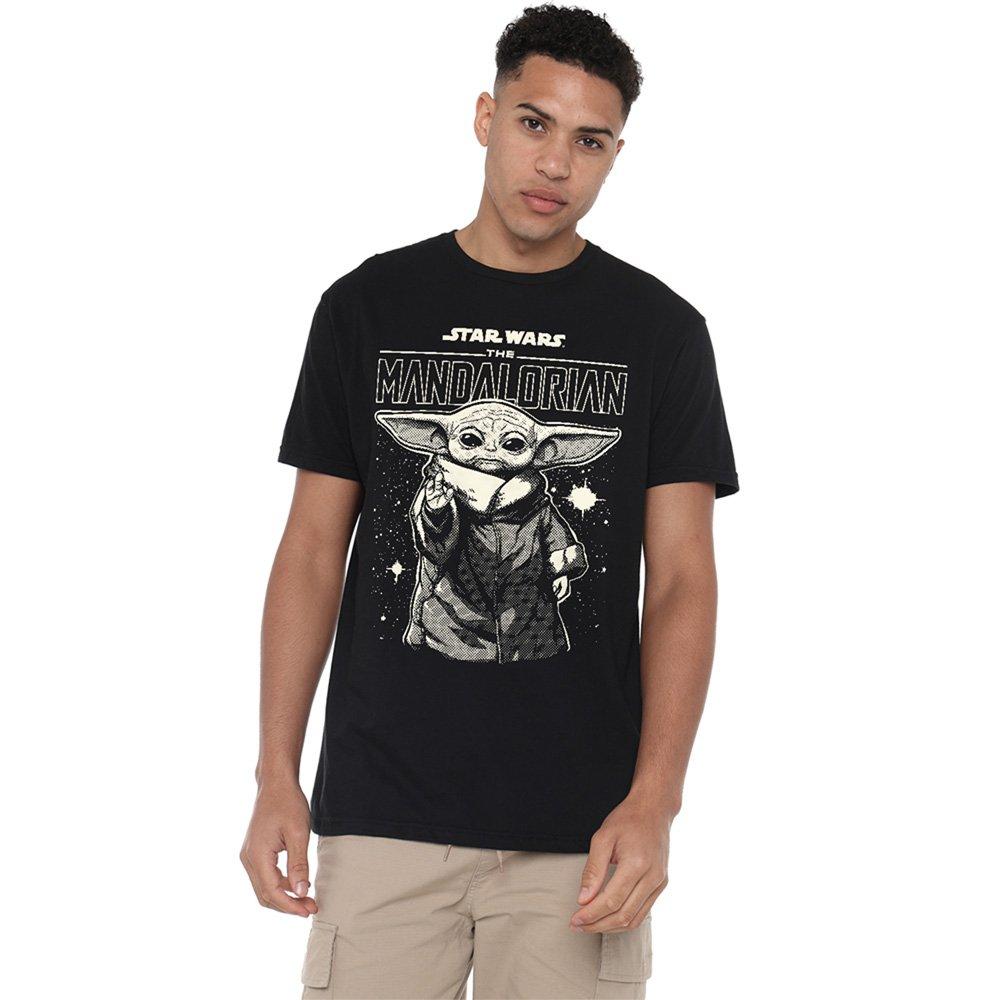 Star Wars The Mandalorian Grogu In The Stars T-Shirt Black