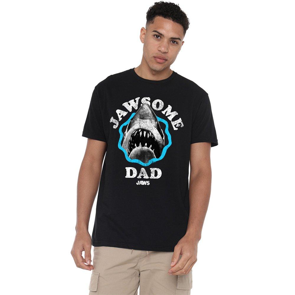Black - Universal - Jaws FatherS Day Jawsome Dad T-Shirt Black - 1
