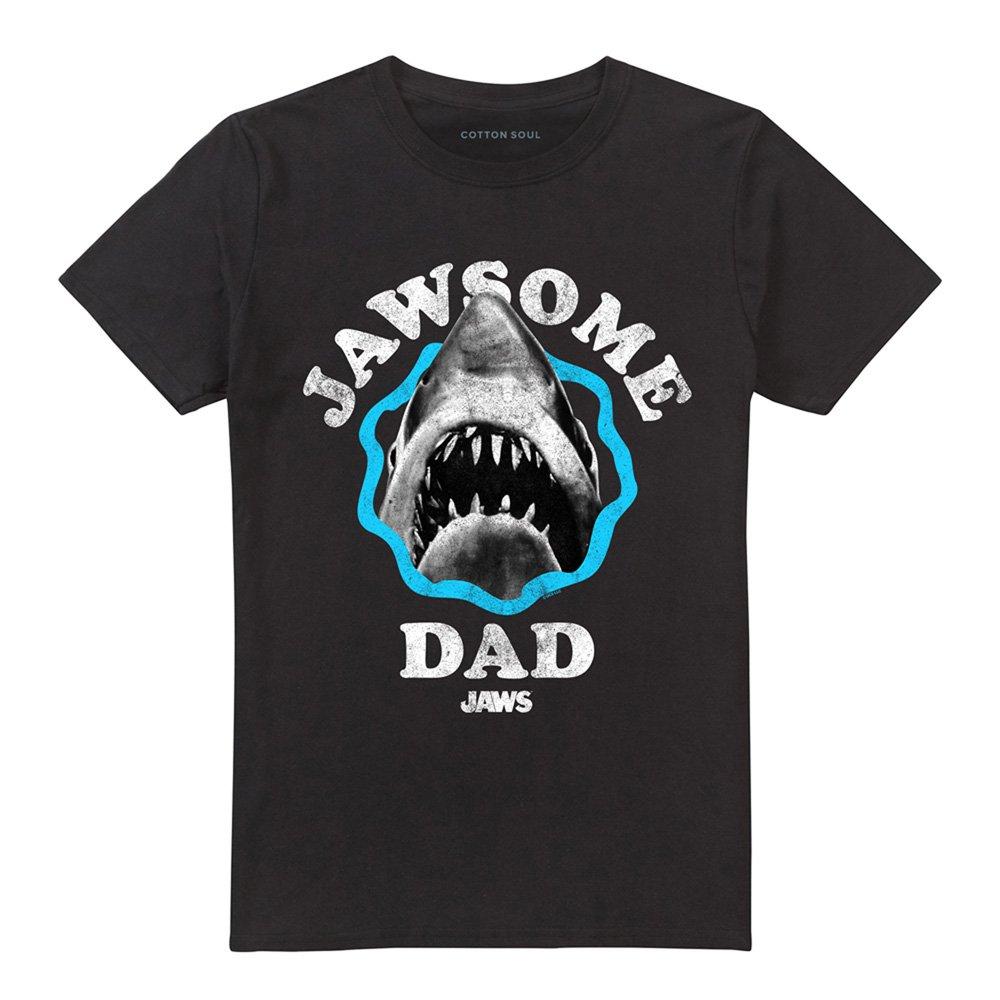 Black - Universal - Jaws FatherS Day Jawsome Dad T-Shirt Black - 4