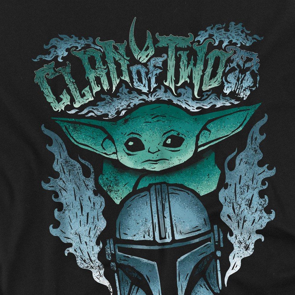 Black - Star Wars - The Mandalorian Clan Of Two Metal Band T-Shirt Bl - 2