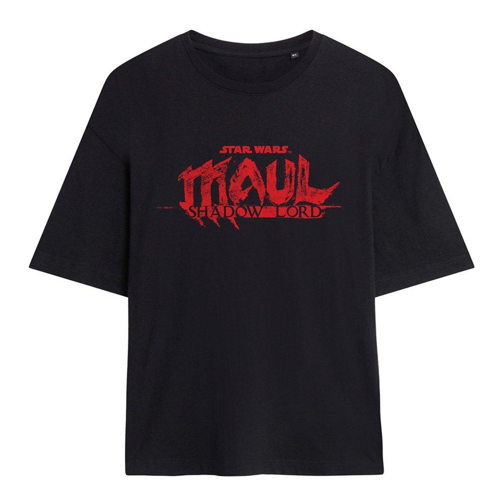Black - Star Wars - Maul Shadow Lord Red Logo Oversized T Shirt Black - 1