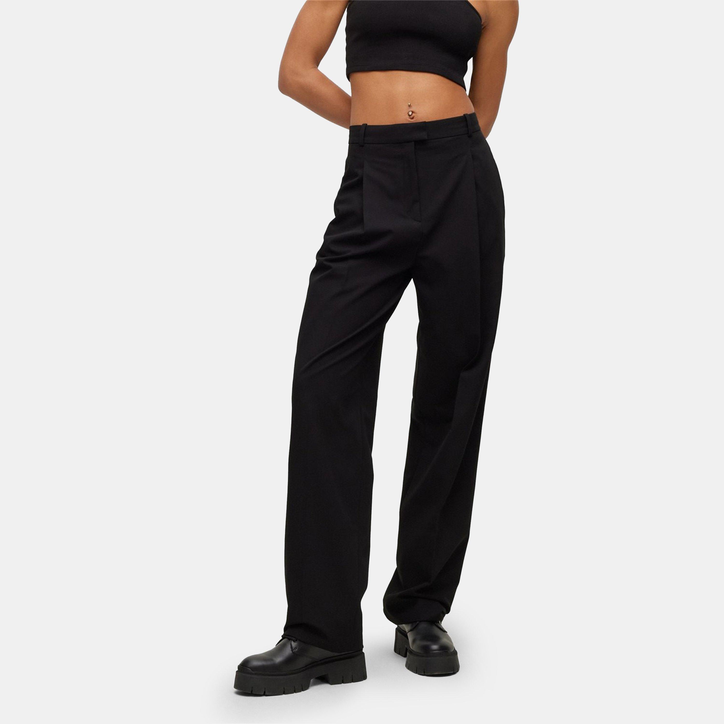 Black 001 - Hugo - Women's Hasabu Tailored Trouser - 3
