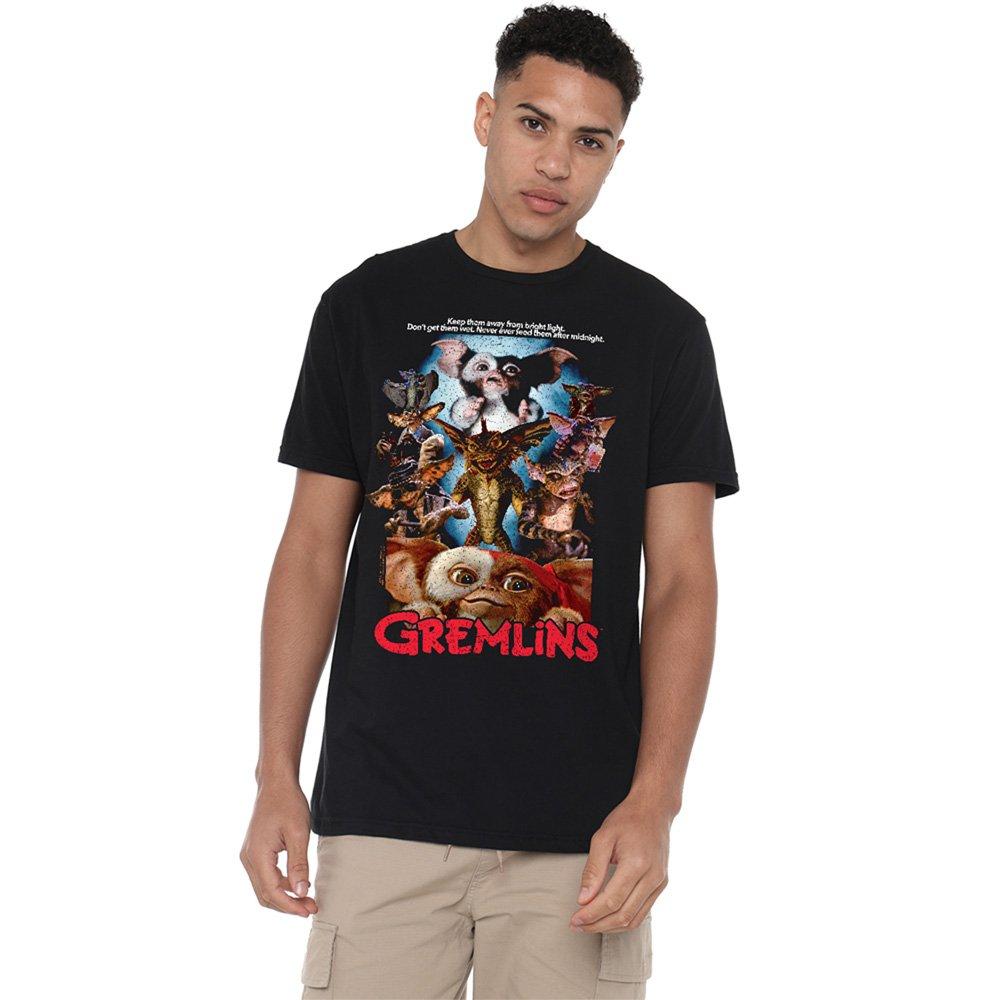 Black - Warner Brothers - Gremlins Movie Poster Mogwai Mix T-Shirt Black - 1