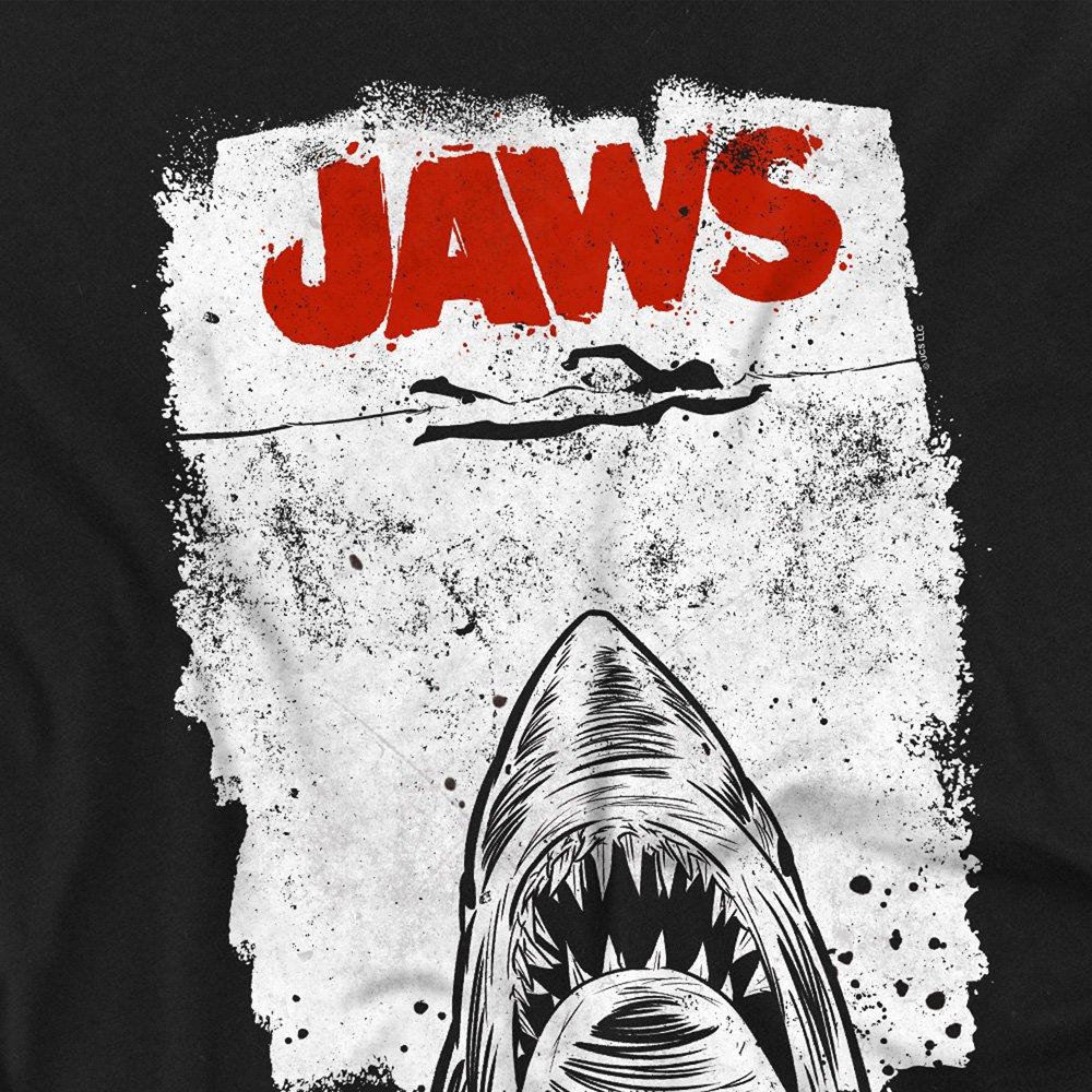 Black - Universal - Jaws Amity Island Ink Block T Shirt Black - 2