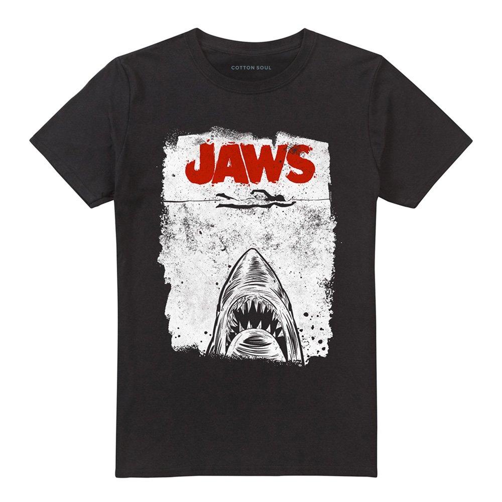 Black - Universal - Jaws Amity Island Ink Block T Shirt Black - 4