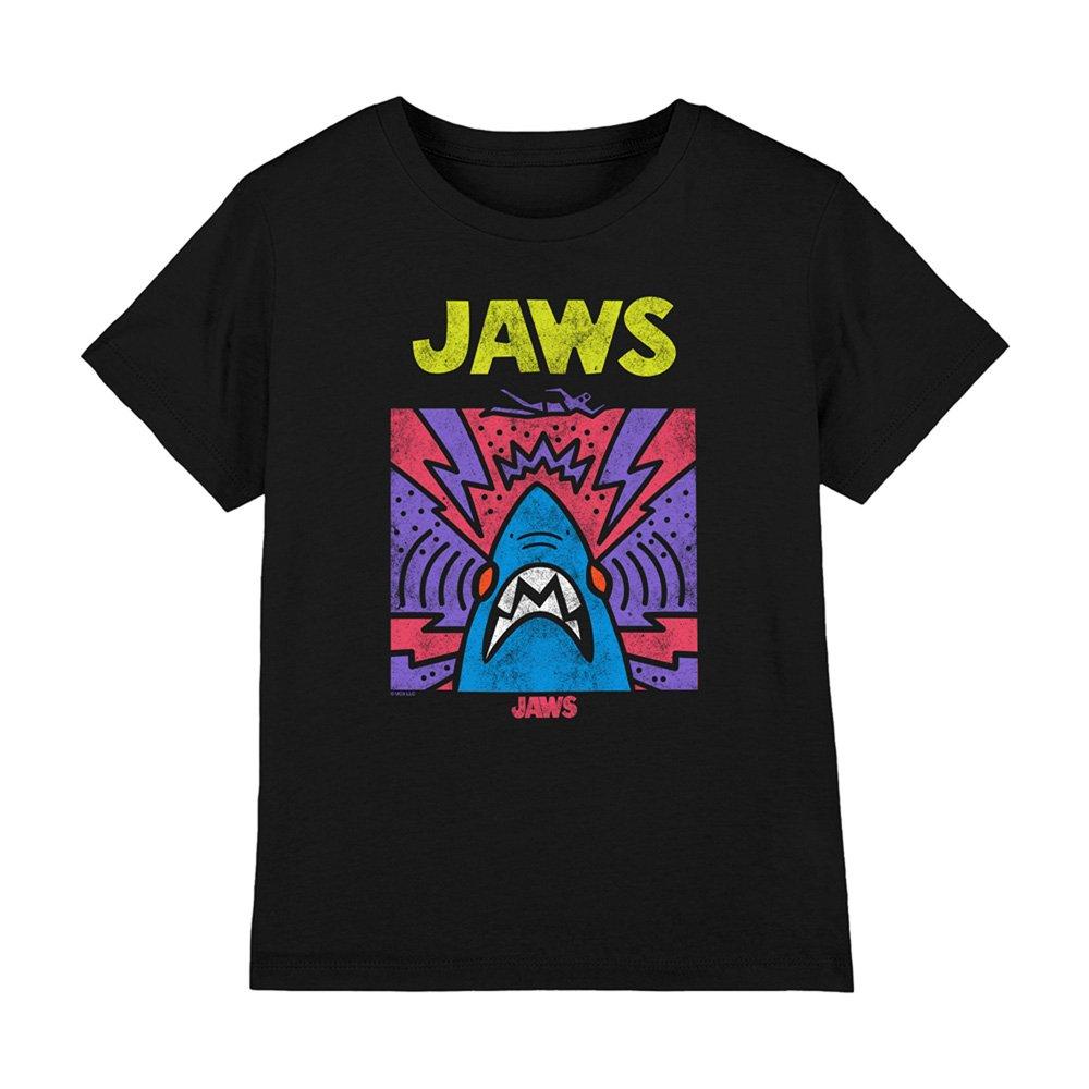 Black - Universal - Jaws Marker Pen Poster Kids T Shirt Black - 1