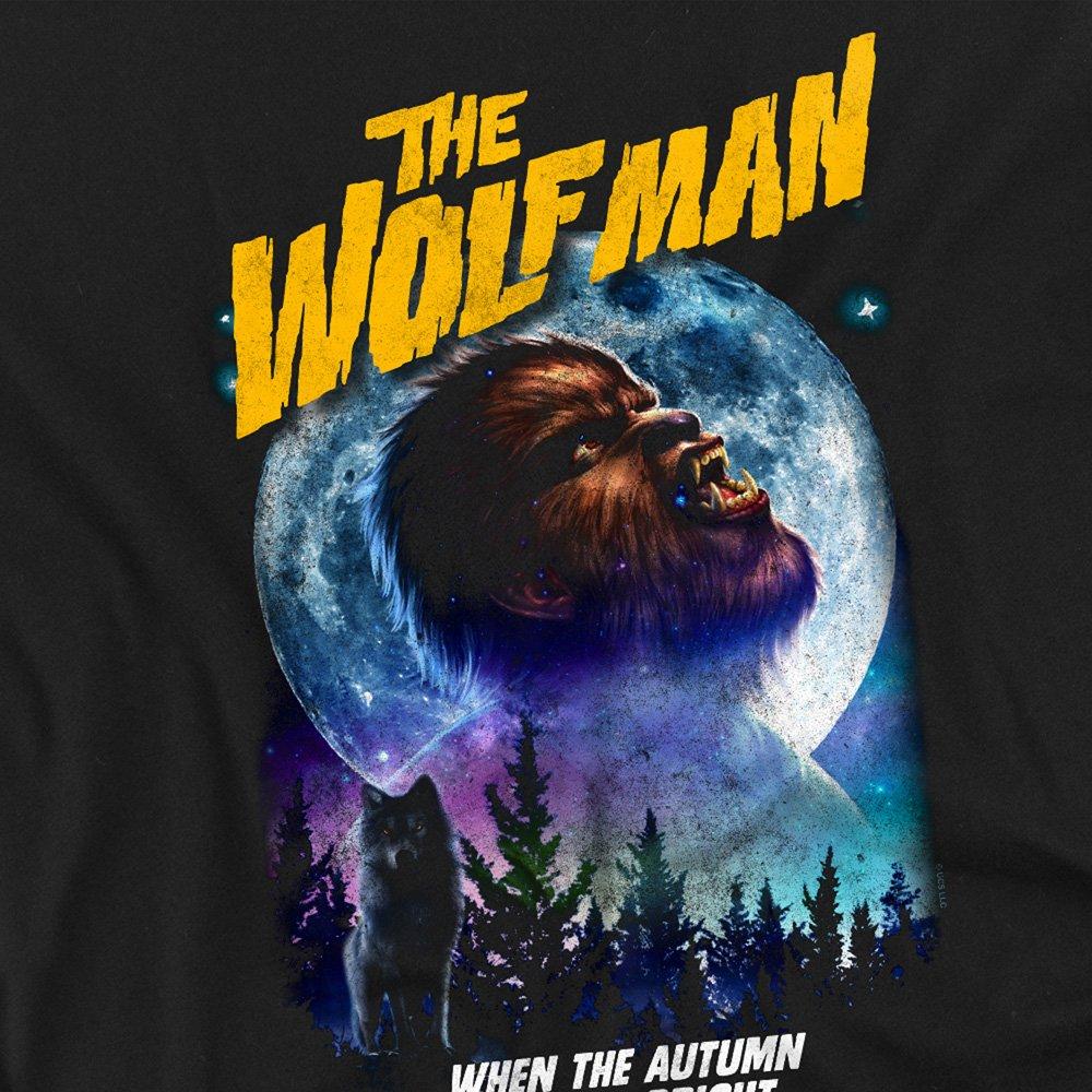 Black - Universal - Universal Monsters The Wolfman Party Animal T-Shir - 2