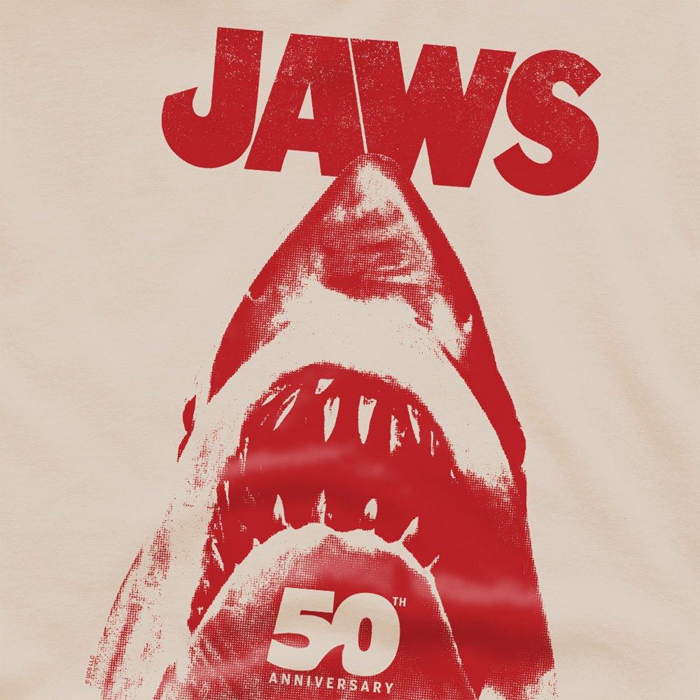Light Sand - Universal - Jaws Red Shark Poster T Shirt Sand - 2