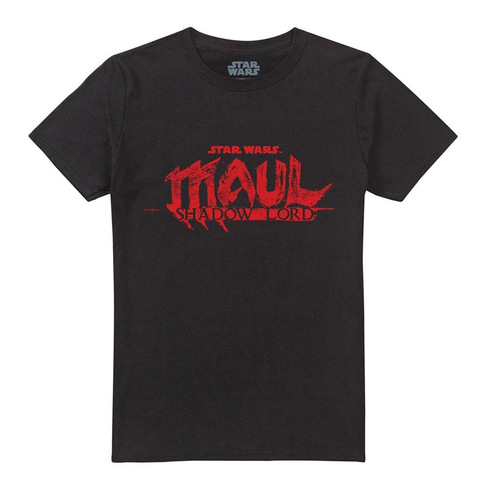 Black - Star Wars - Maul Shadow Lord Red Logo T Shirt Black - 4