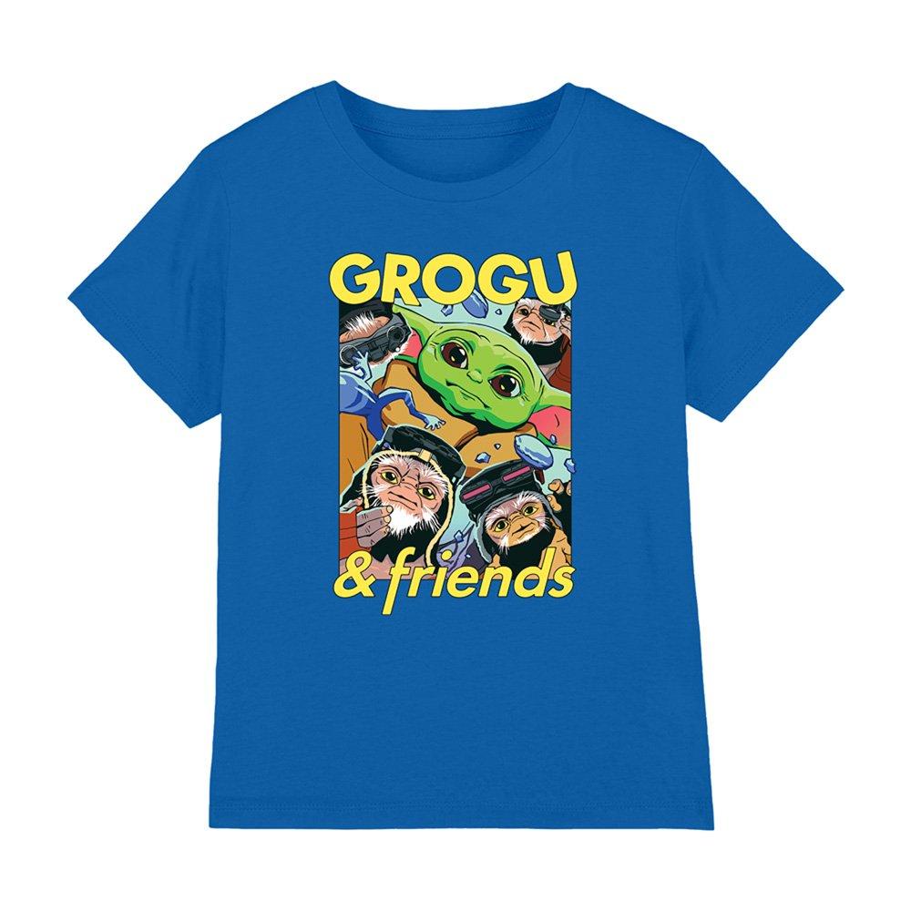 Royal - Star Wars - The Mandalorian And Grogu Friends Kids T Shirt Ro - 1