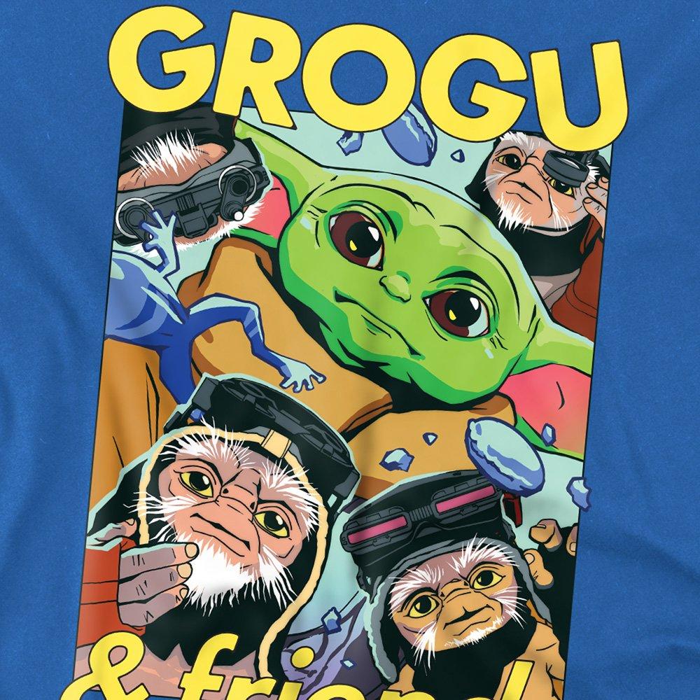 Royal - Star Wars - The Mandalorian And Grogu Friends Kids T Shirt Ro - 2