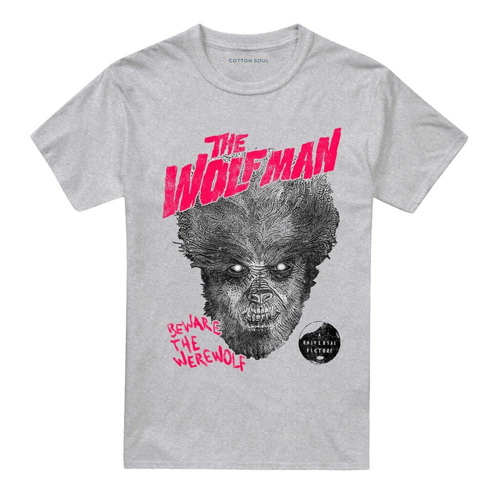 Grey - Universal - Universal Monsters The Wolfman T-Shirt Athletic H - 4