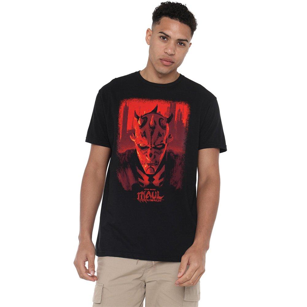 Black - Star Wars - Maul Shadow Lord Red City Poster T Shirt Black - 1