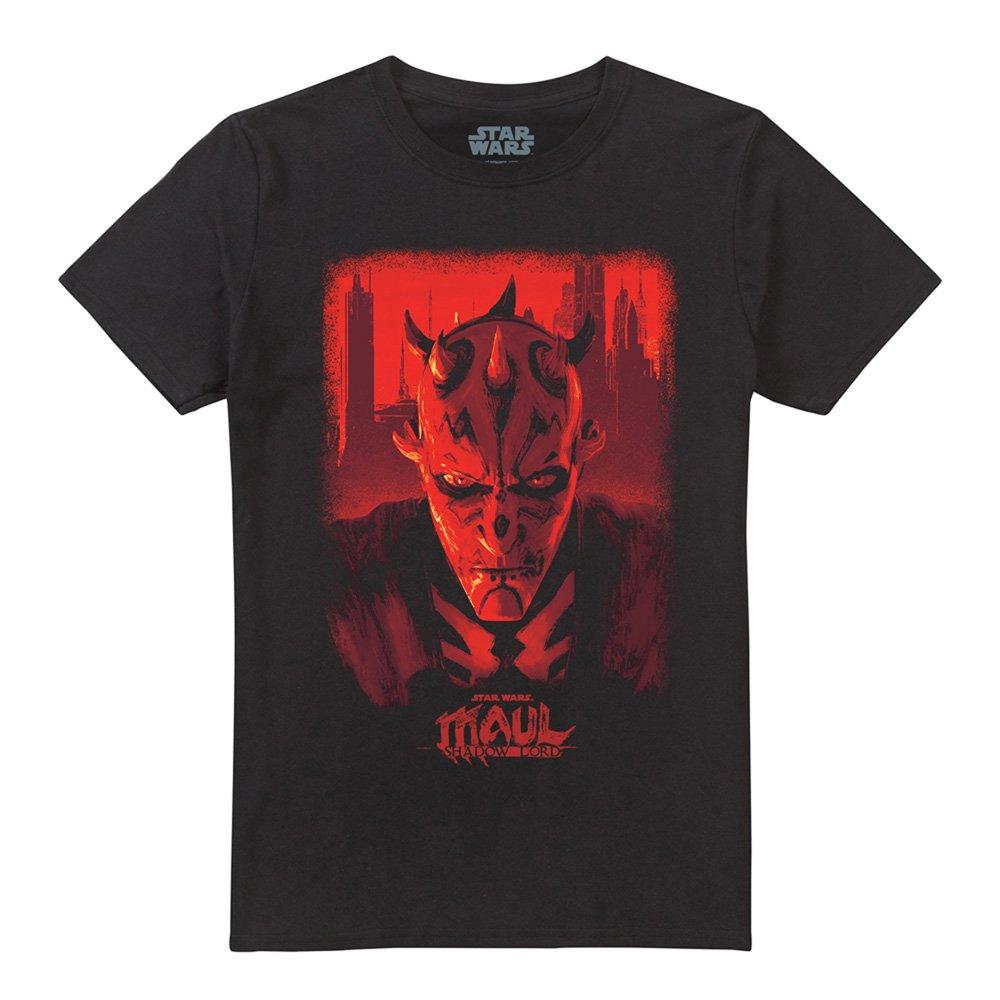 Black - Star Wars - Maul Shadow Lord Red City Poster T Shirt Black - 4