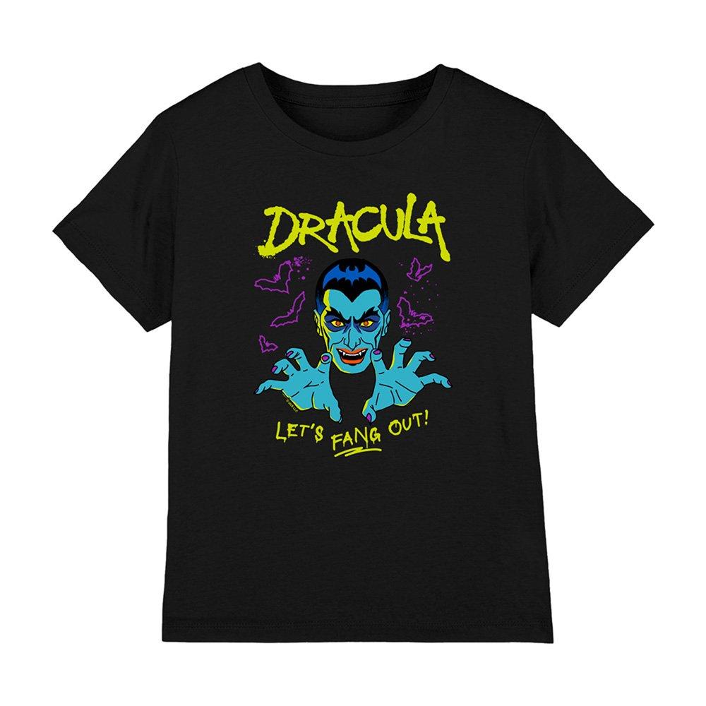 Black - Universal - Universal Monsters Dracula Fang Out Kids T-Shirt - 1