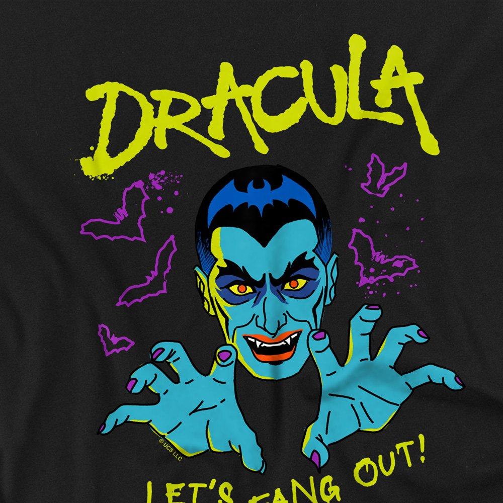 Black - Universal - Universal Monsters Dracula Fang Out Kids T-Shirt - 2