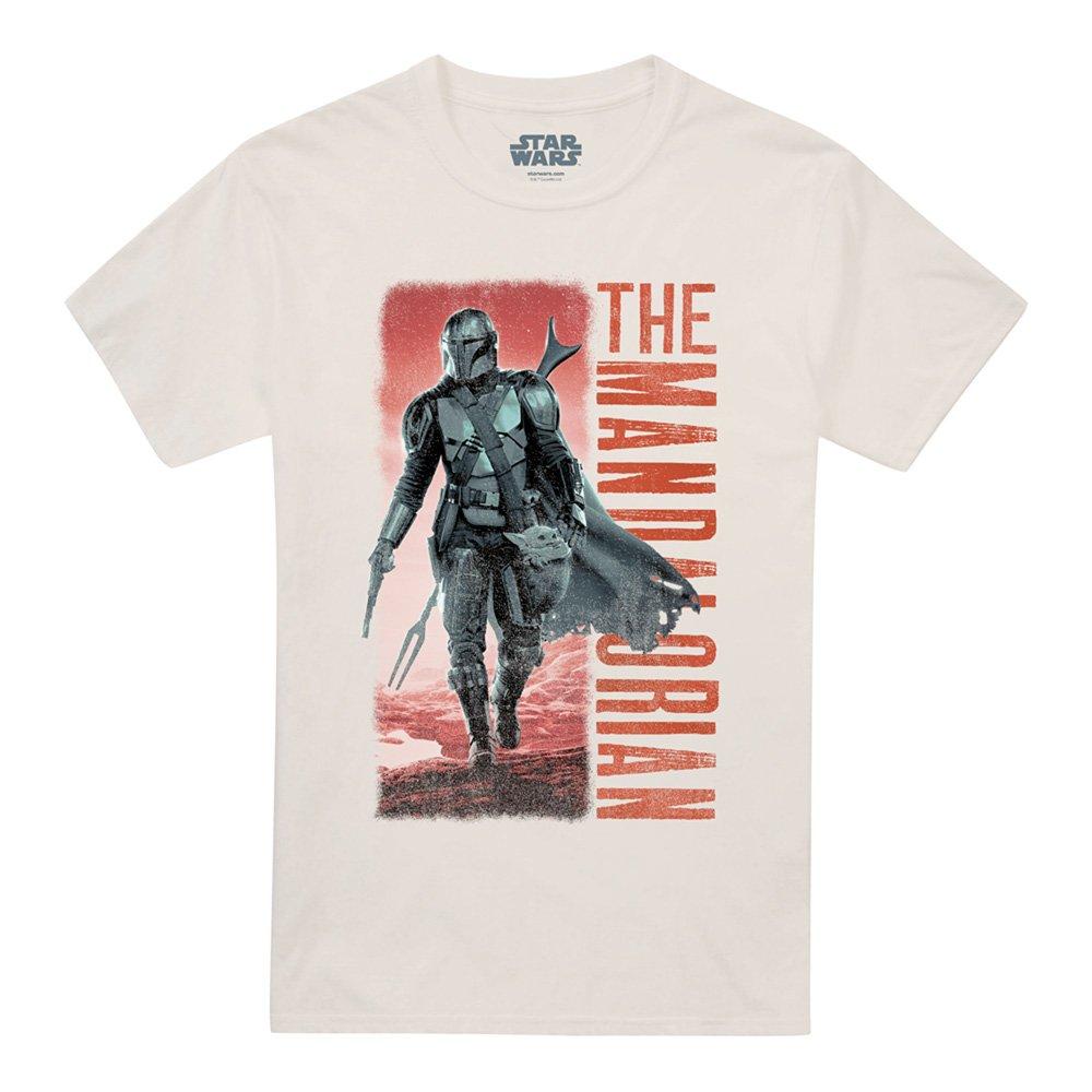 Beige - Star Wars - The Mandalorian Cowboy Hunter T-Shirt Natural - 4