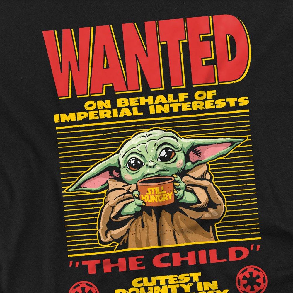 Black - Star Wars - The Mandalorian Cutest Bounty Wanted Grogu T-Shirt - 2